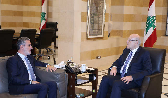 Pm Mikati Holds Series Of Meetings At Grand Serail Sawt Beirut