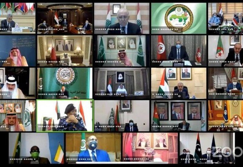 Arab-interior-ministers-meeting-via-video-call