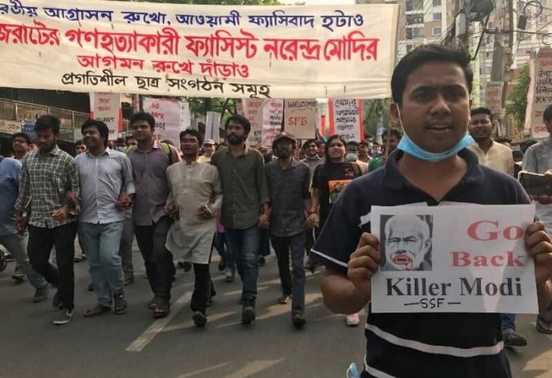 Bangladish anti-Modi protests