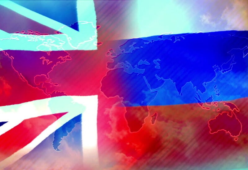 British and Russian flags