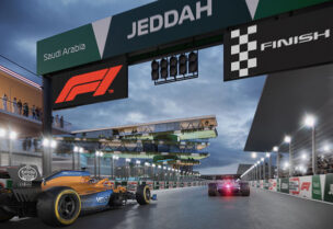 Formula 1 circuit in Jeddah