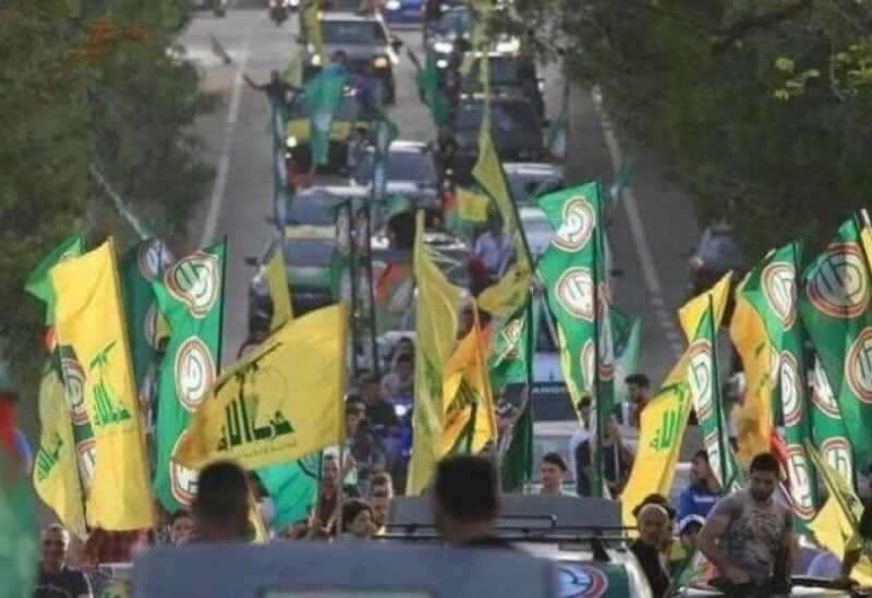 Hezbollah and Amal flags