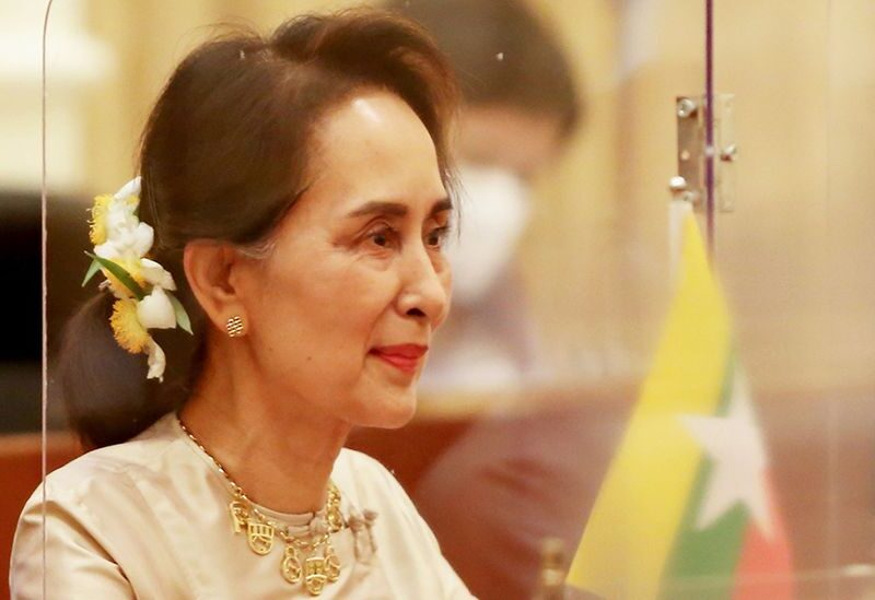 Myanmar ousted leader Aung San Suu Kyi