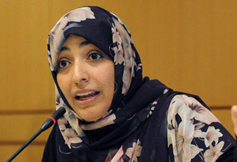 Nobel Peace Prize laureate Tawakkol Karman