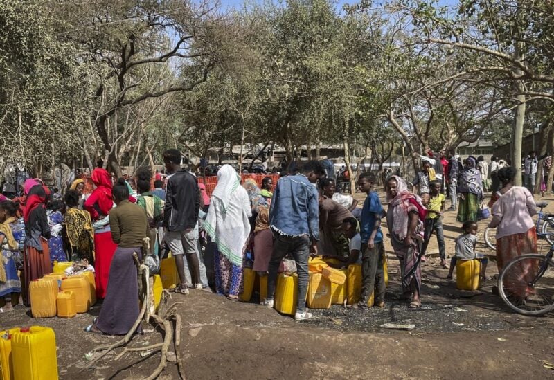 People displaced by the Ethiopia conflict