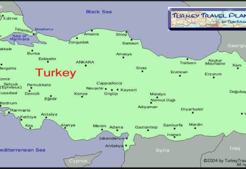 Turkish map