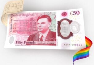 New 50 pound note, featuring late mathematician Alan Turing in this 2020 illustration.