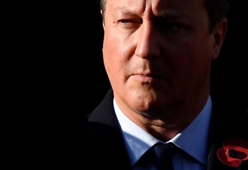 FILE PHOTO: Britain's former Prime Minister David Cameron attends a National Service of Remembrance at The Cenotaph in Westminster, London, Britain, November 10, 2019.