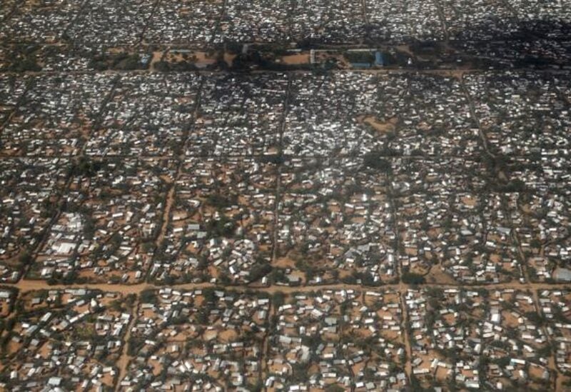FILE PHOTO: An aerial picture shows a section of the Hagadera camp in Dadaab near the Kenya-Somalia border, May 8, 2015.