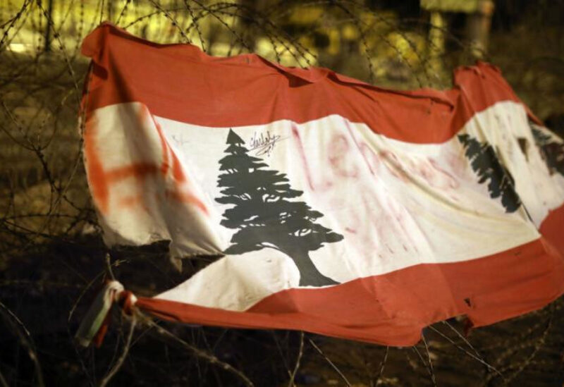 The Lebanese flag