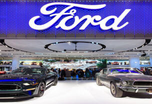 A ten percent slump in Ford's sales