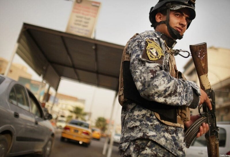 Iraqi police officer