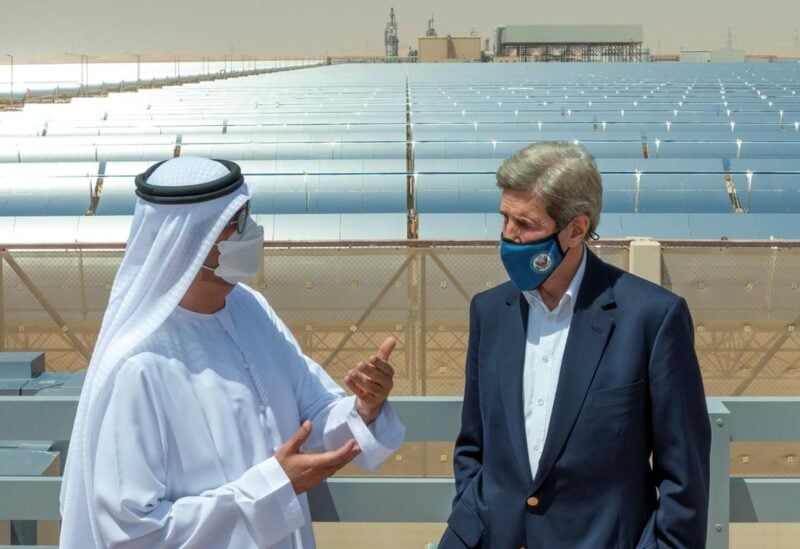 John Kerry with Dr Sultan Al Jaber