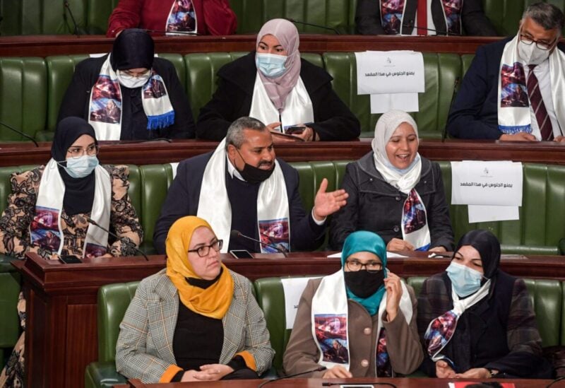 Members of the Ennahda Islamist bloc