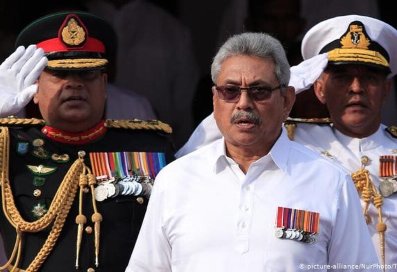 Former Sri Lankan President Gotabaya Rajapaksa