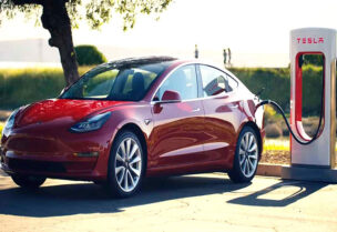 Tesla' electric vehicles