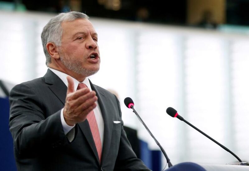 FILE PHOTO: King of Jordan Abdullah II addresses the European Parliament in Strasbourg, France January 15, 2020.