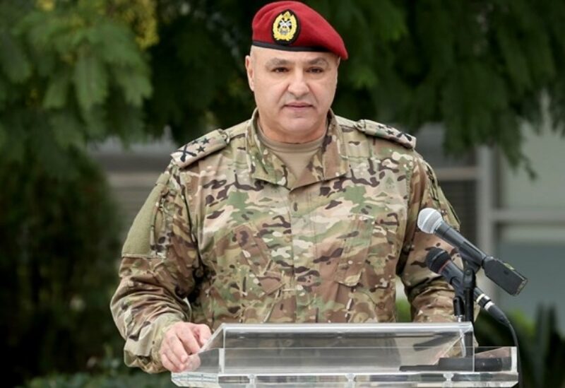 FILE PHOTO: Lebanese Armed Forces Commander, General Joseph Aoun