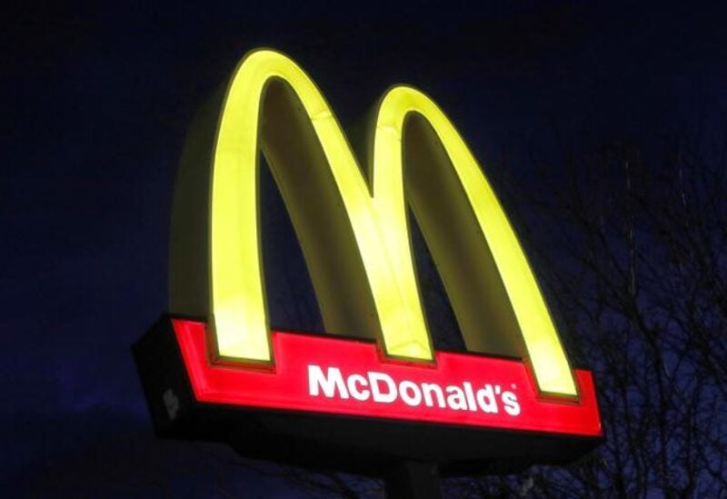 A sign is seen at a McDonald's restaurant in Queens, New York, U.S., March 17, 2020.