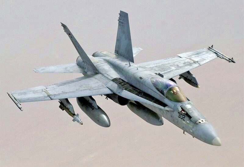 American F-18 aircraft