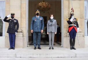 Army Commander Joseph Aoun in France