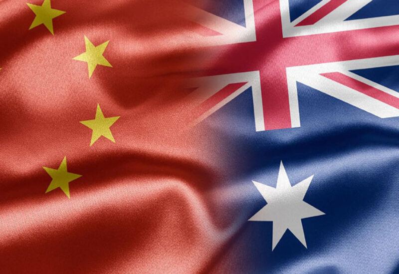 Australia and China Flag