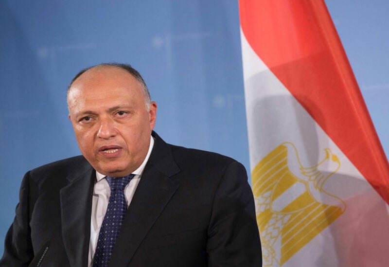 Egypt's foreign minister Sameh Shoukry
