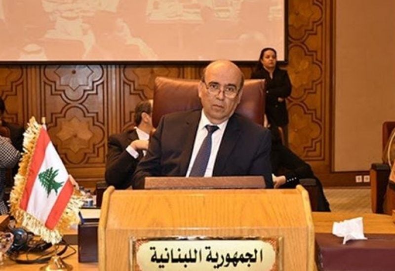 Foreign minister Charbel Wehbe