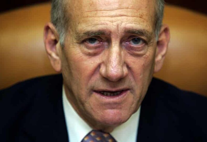 Former Israeli Prime Minister Ehud Olmert