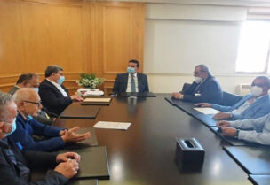 Najjar met delegation from Land Trasport Unions