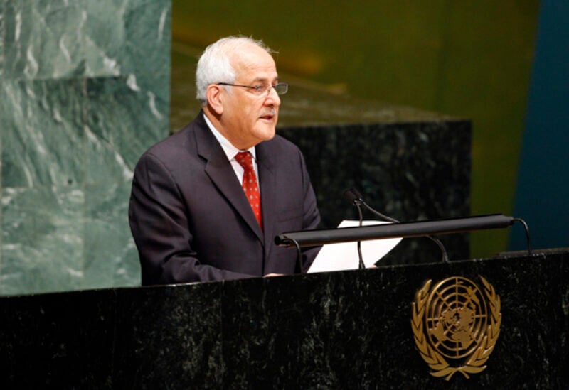 Palestinian ambassador to the UN,  Riyad Mansour