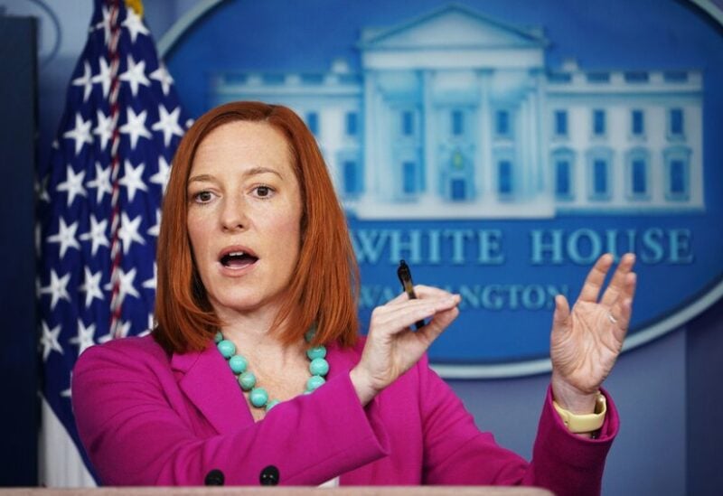 White House spokeswoman Jen Psaki