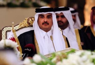 The Emir of Qatar, Sheikh Tamim bin Hamad al-Thani,