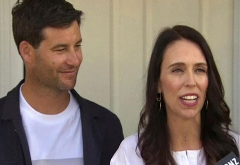 New Zealand Prime Minister with Clarke Gayford