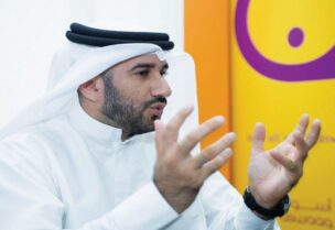Abdul Baset Al Janahi (right), chief executive of Dubai SME
