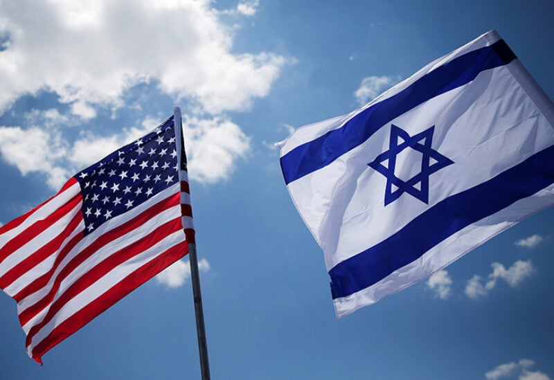 American and Israeli flags
