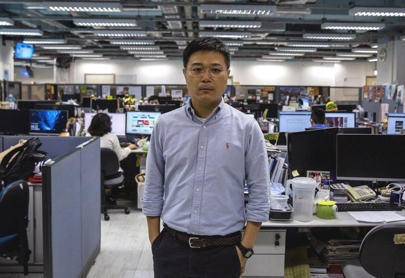 Apple Daily editor-in-chief Ryan Law