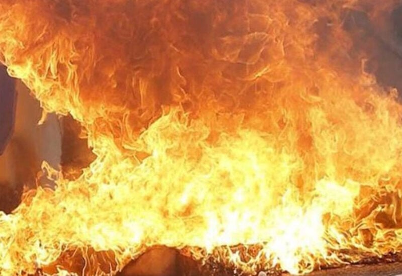 Fire engulfed in a martial art school in China