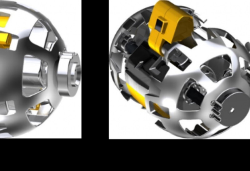Japan, baseball-sized transforming rover