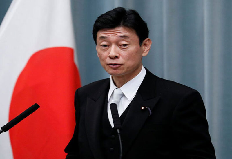 Japanese Economy Minister Yasutoshi Nishimura