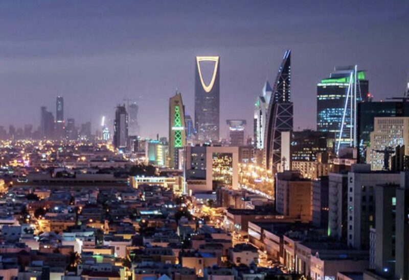 Night view of Riyadh, Saudi Arabia