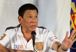 Philippines President Rodrigo Duerte