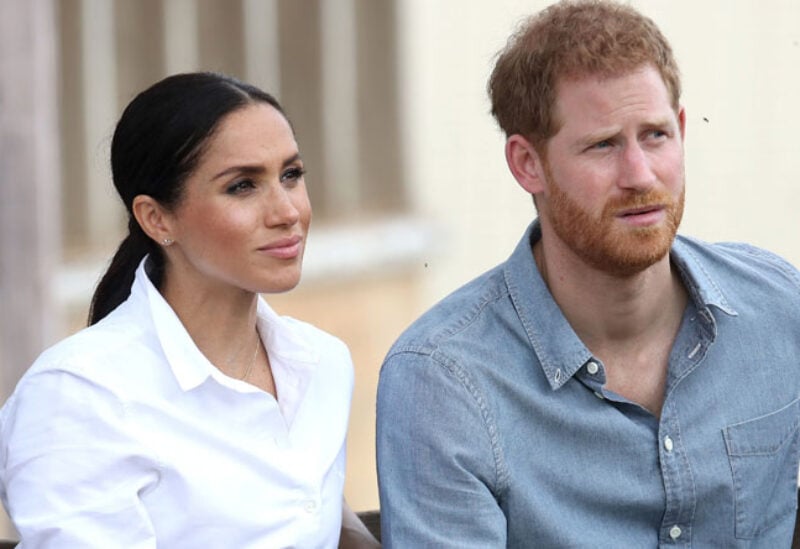 Britain's Prince Harry and his wife, Meghan
