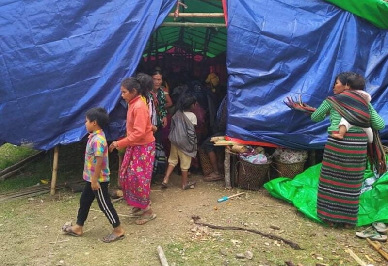Myanmar displaced