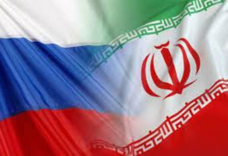 Russian and Iranian flags