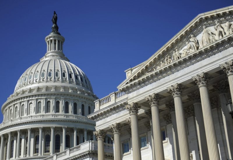 The U.S. Capitol dome and U.S. Senate in Washington