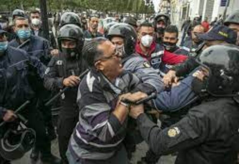 Tunisia police assault