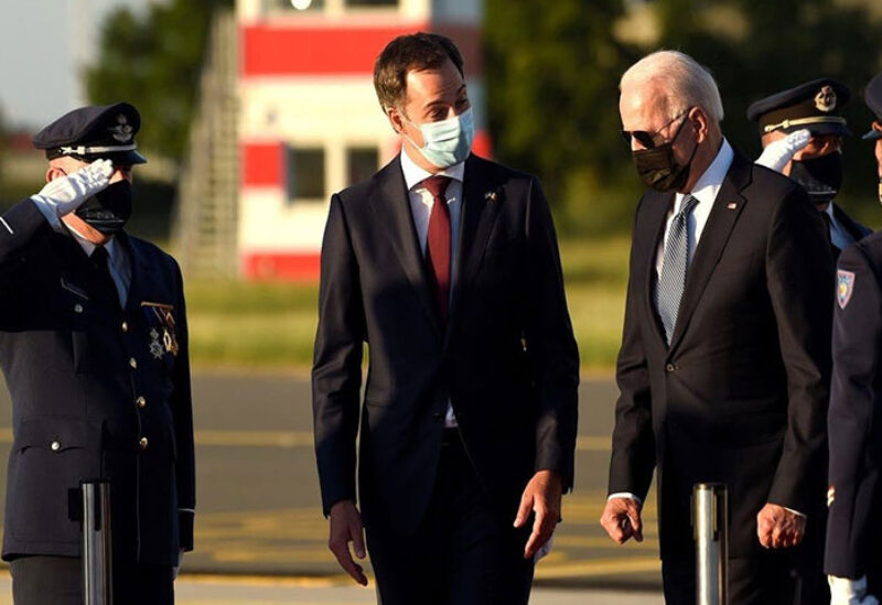 US President Joe Biden in Brussels