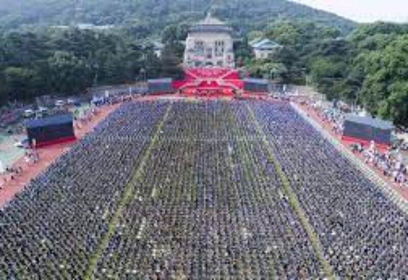 Graduation ceremony in Wuhan