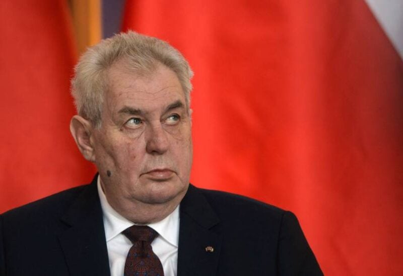 Czech President Milos Zeman